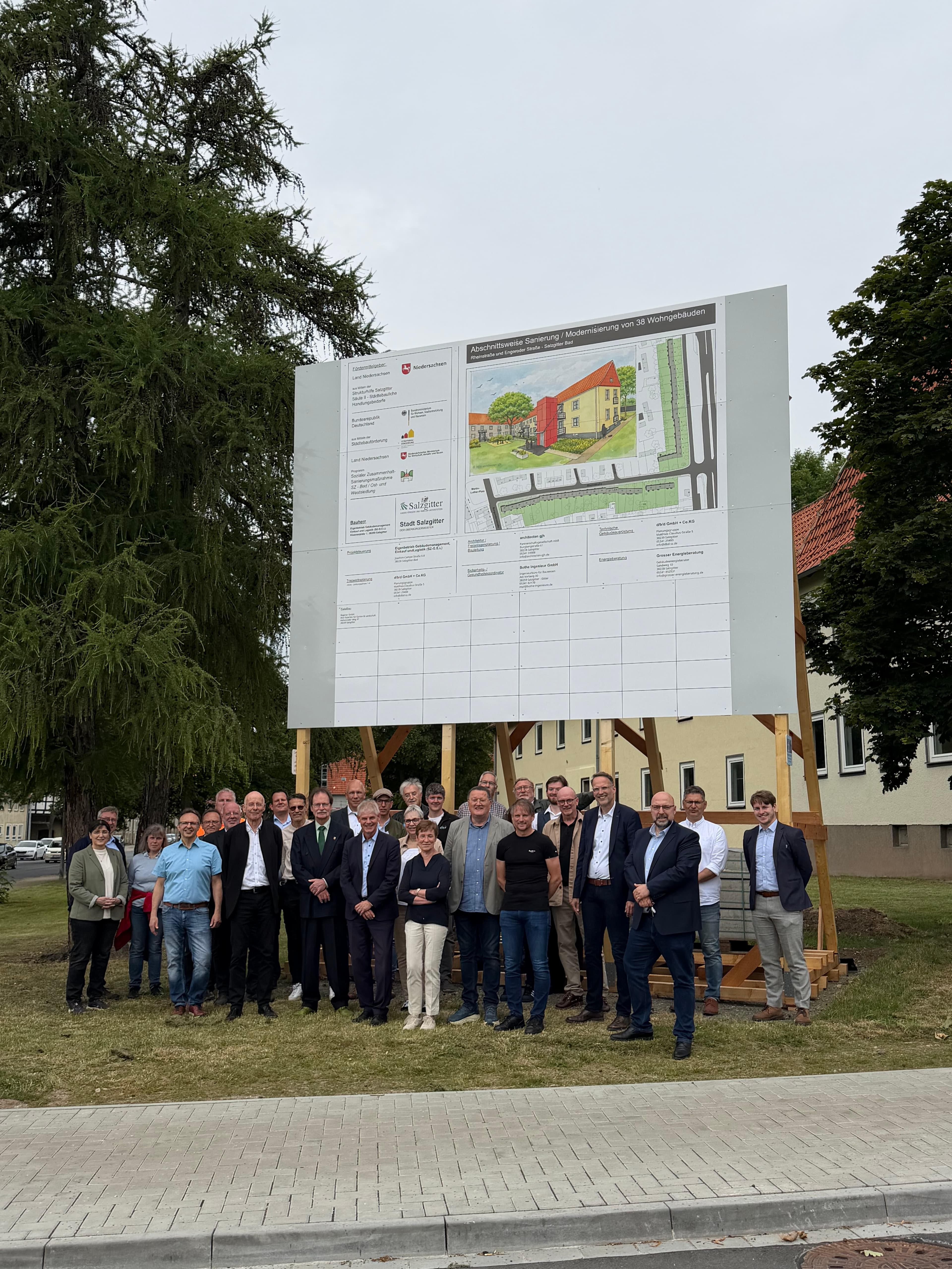 Sanierungsstart der 38 Städtischen Gebäude in der Ostsiedlung