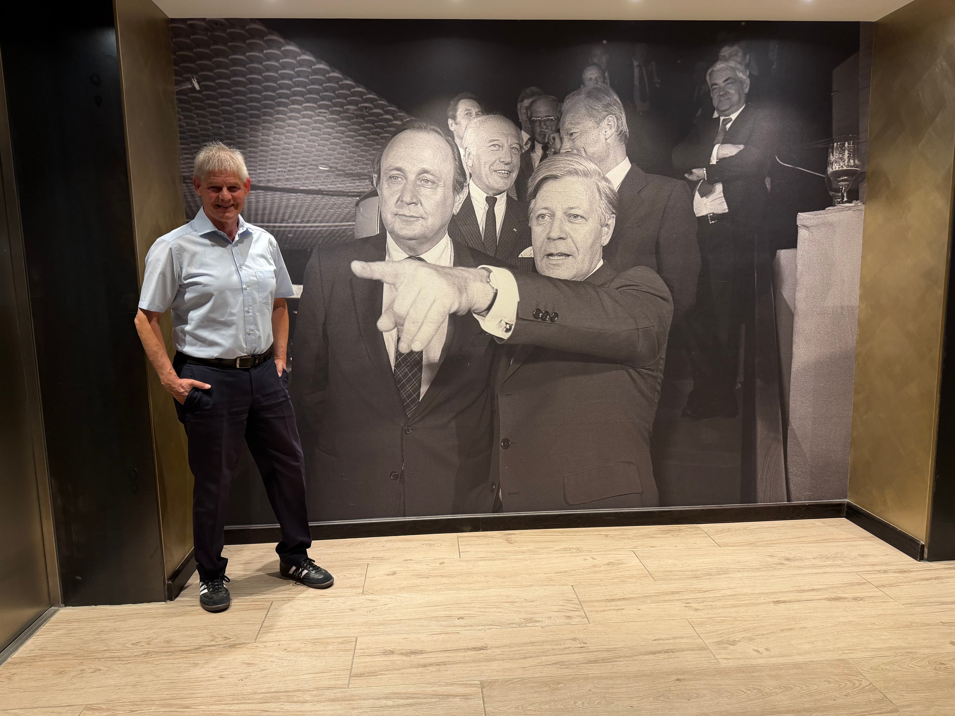 Helmut Schmidt + Hans-Dietrich Genscher