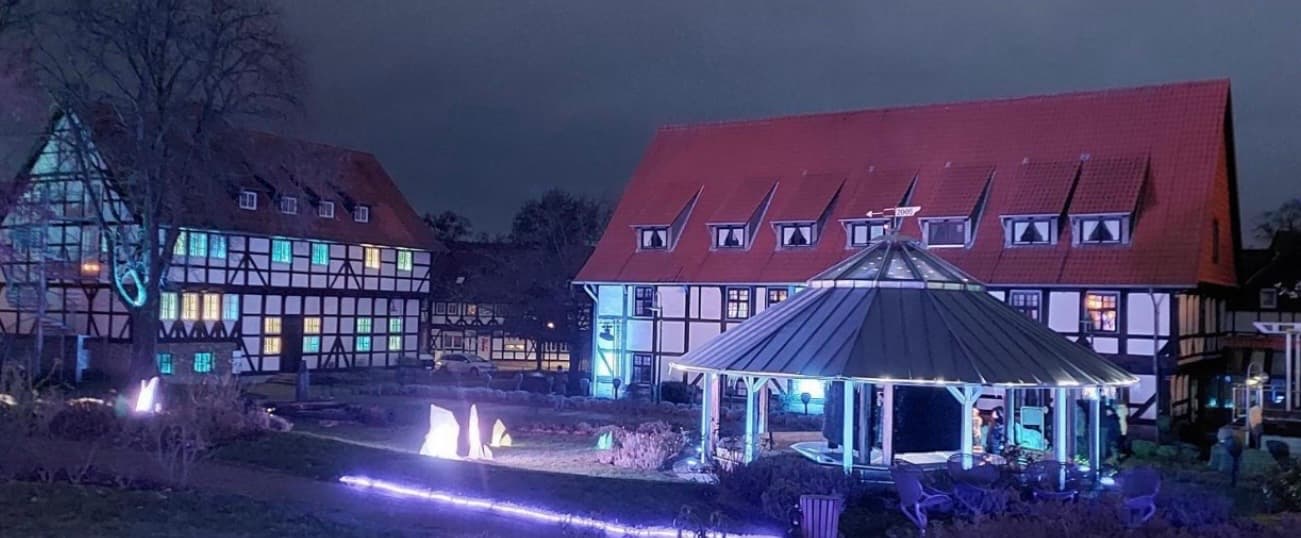 Lichterzauber Rosengarten Bad