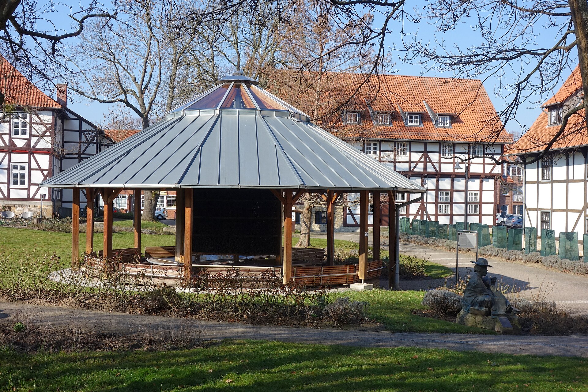 Fachwerkhäuser in der Altstadt von Salzgitter-Bad